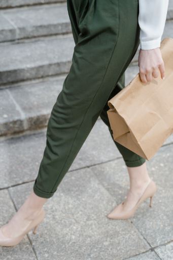 pantalon vert foncé
