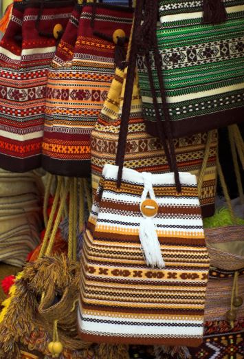 sac bandoulière ethnique tissé 